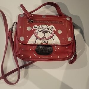 Georgia Bulldogs Handpainted Women's Bag